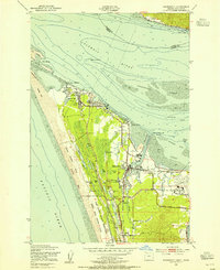 Warrenton 1953 topographic map thumbnail