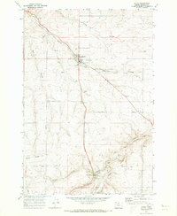Wasco 1971 topographic map thumbnail
