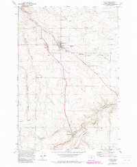 Wasco 1971 topographic map preview