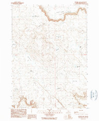 Weaver Lake 1990 topographic map thumbnail