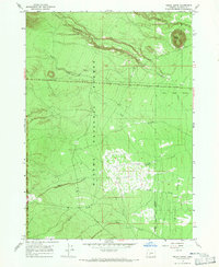 Welch Butte 1967 topographic map thumbnail