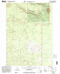 Welch Butte 1999 topographic map thumbnail