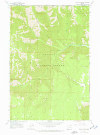 Wenaha Forks 1967 topographic map thumbnail