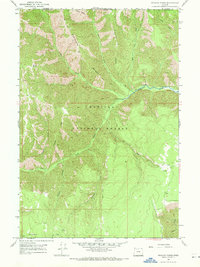 Wenaha Forks 1967 topographic map thumbnail