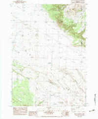 West of Hampton 1983 topographic map thumbnail