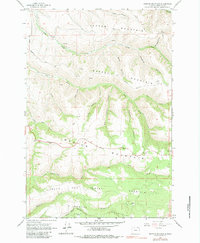 Weston Mountain 1964 topographic map thumbnail