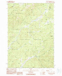 Whistler Point 1990 topographic map thumbnail