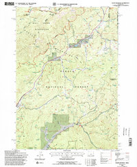Whistler Point 1992 topographic map thumbnail