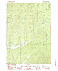 White Rock 1987 topographic map thumbnail