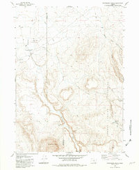 Whitehorse Ranch 1982 topographic map thumbnail