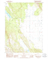 Whiteline Reservoir 1985 topographic map thumbnail