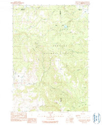 Whitetail Butte 1990 topographic map thumbnail