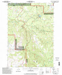 Whitetail Butte 1995 topographic map thumbnail