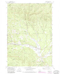 Whitney 1972 topographic map thumbnail