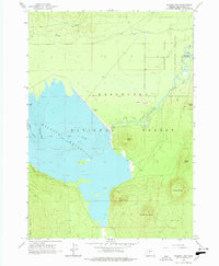 Wickiup Dam 1963 topographic map thumbnail