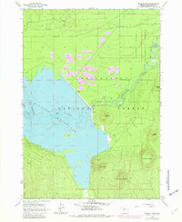 Wickiup Dam 1963 topographic map thumbnail