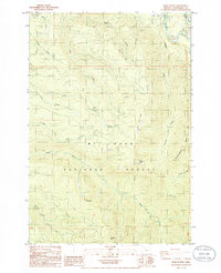 Wildcat Mountain 1985 topographic map thumbnail