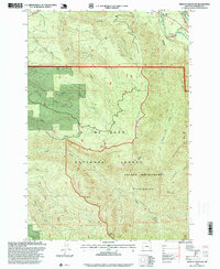 Wildcat Mountain 1997 topographic map thumbnail
