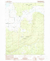 Wildhorse Ridge 1988 topographic map thumbnail