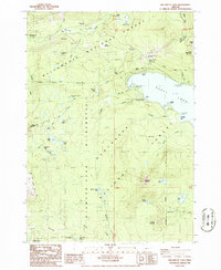 Willamette Pass 1986 topographic map preview