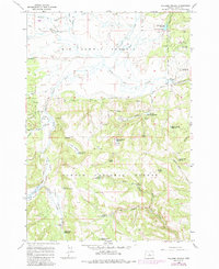 Williams Prairie 1965 topographic map thumbnail