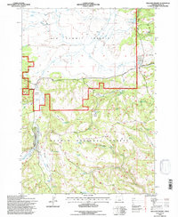 Williams Prairie 1992 topographic map preview