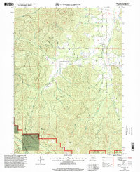 Williams 1996 topographic map thumbnail