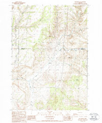 Willowcreek 1987 topographic map thumbnail