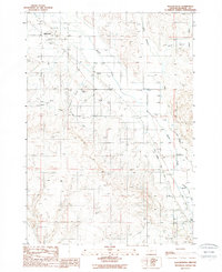 Willowcreek 1988 topographic map thumbnail