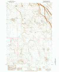 Wilson Butte 1984 topographic map thumbnail