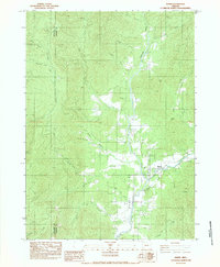 Wimer 1983 topographic map preview