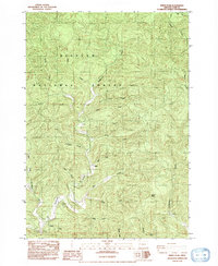 Windy Peak 1984 topographic map thumbnail