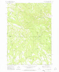 Wolf Mountain 1972 topographic map thumbnail