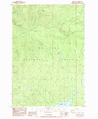 Wolf Peak 1985 topographic map thumbnail