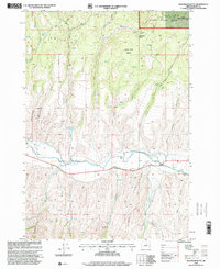 Wolfinger Butte 1998 topographic map thumbnail