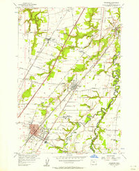 Woodburn 1956 topographic map thumbnail