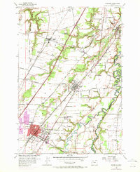 Woodburn 1956 topographic map thumbnail