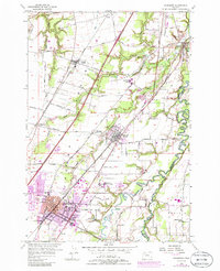 Woodburn 1956 topographic map thumbnail