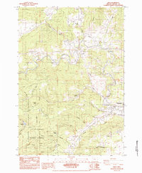 Wren 1984 topographic map thumbnail