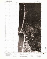 Yaquina NE 1975 topographic map thumbnail