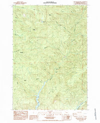 Yellowstone Mtn 1985 topographic map thumbnail