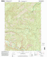 York Butte 1998 topographic map thumbnail