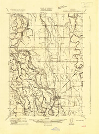 Harrisburg 1909 topographic map thumbnail
