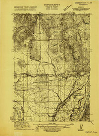Rickreall 1915 topographic map preview