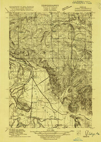 Sidney 1915 topographic map preview