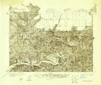 Mapleton 1918 topographic map thumbnail