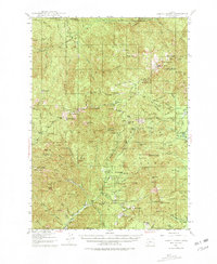 Abbott Butte 1944 topographic map thumbnail