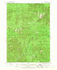 Abbott Butte 1944 topographic map thumbnail