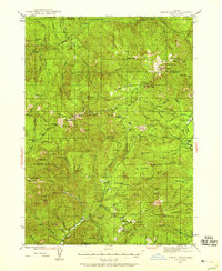 Abbott Butte 1944 topographic map thumbnail