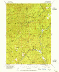 Agness 1954 topographic map thumbnail